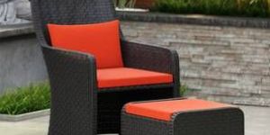 Patio Chair And Footstool