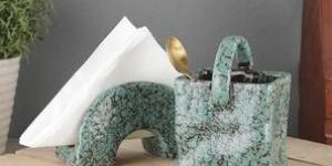 Tissue and Spoon Holder Set