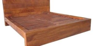 Double Wood Bed
