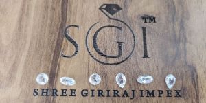 Double Rose Cut White Moissanite Diamond (Customised Cut)