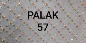 Sequins Jari Embroidery Net Fabric 46