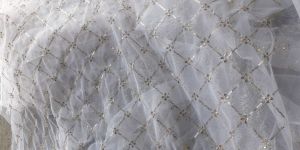 Zari Embroidered Fabric