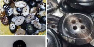 Finished Horn Buttons