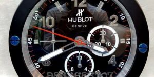 Hublot Big Bang Black Wall Clock