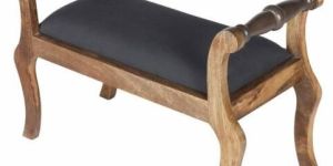 Odon Wooden Cushion Bench