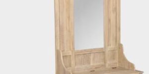 Wooden Mirror Dresser