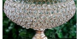 Designer Crystal Bowl Stand