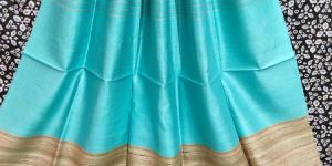 Madhubani Hand Painted Tussar Ghicha Handloom Sarees