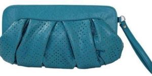 Laser Cut Leather Clutch