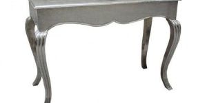 White Metal Console Table