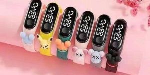 Digital LED Waterproof Silicone M3 Wrist Watch