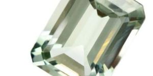 Green Amethyst Cut Stone