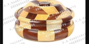 Handcrafted Wooden Chapati Box