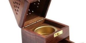 Pyramid Wooden Incense Stick Holder