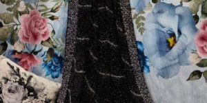 Swarovski Work Heavy Border Georgette Saree