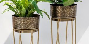 Etched Planters