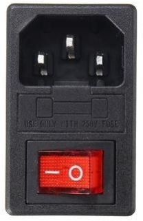 POWER Socket with Switch EMI 12