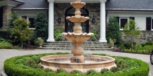 Pink Marble Fountain