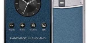 Vertu Constellation X Blue Silver Mobile Phone