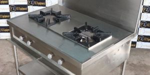 Two Burner Cooking Range with Backsplash