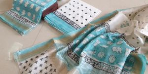 Maheshwari Silk Suit Material