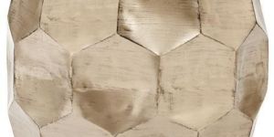 Aluminium Hexagon Embossed Stool