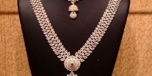 Designer CZ Necklace Set