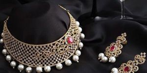 Fancy CZ Necklace Set