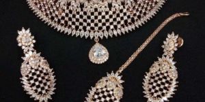White CZ Necklace Set