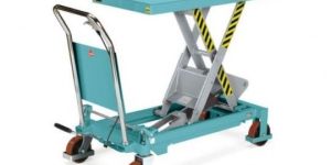 Scissor Lift Table with Wheels