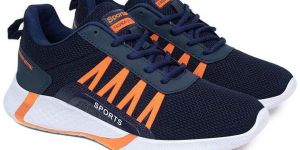 Asian Black Orange Sports Shoes