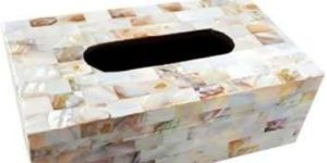 Mother of Pearl Tissue Box