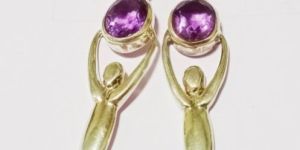 Amethyst Stone Earrings