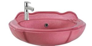 Rustic Series Magenta Wall Mounted Wash Basin