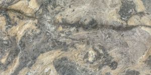 Fusion Black Marble Slab with Leather Finish
