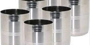 Stainless Steel Plain Glasses