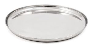 Stainless Steel Round Dinner Plates