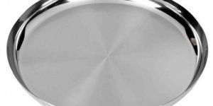 Stainless Steel Silver Thali