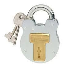 Zinc Padlock