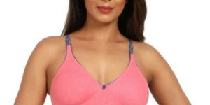 Cotton Blend Non Padded T-Shirt Bra