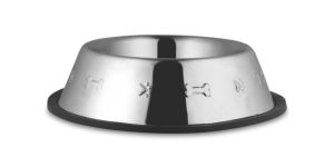 Antiskid Embossed Dog Bowl