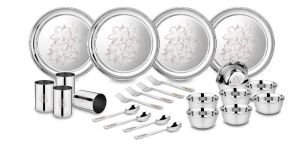 Stainless Steel 24 Piece Dinner Set
