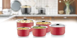 Stainless Steel Colored Tope Set