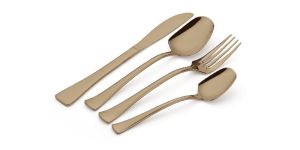 Stainless Steel Craft Rose Gold Cutlery Set
