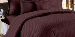 Rekhas Premium Satin Brown Bedsheets