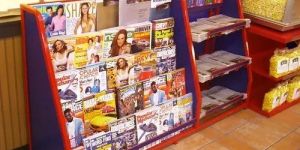 Magazine Display Rack
