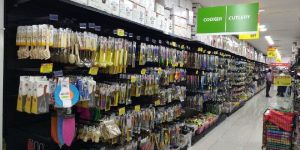 Supermarket Cutlery Display Rack