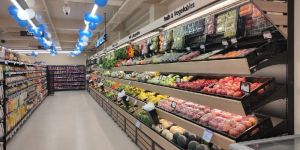 Supermarket Fruit Display Rack