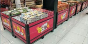 Supermarket Promotional Display Rack