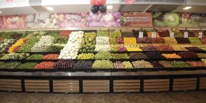 Supermarket Vegetable Display Rack